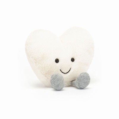 Jellycat Cream Heart Australia | 914623YJX